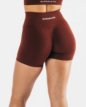 Pantaloni Scurti Dama Alphalete Amplify 3.5" Cupru | 867015-NQV