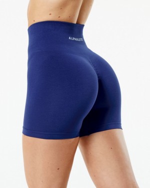 Pantaloni Scurti Dama Alphalete Amplify 4.5" Indigo | 249567-PUE