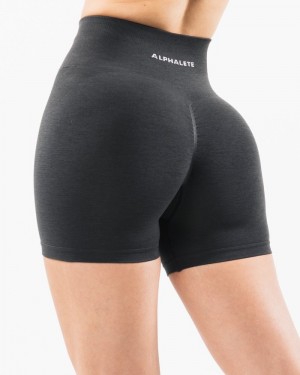 Pantaloni Scurti Dama Alphalete Amplify 4.5" Gri | 507819-ZTP