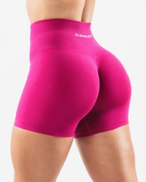 Pantaloni Scurti Dama Alphalete Amplify 4.5" Roz | 215079-XLH