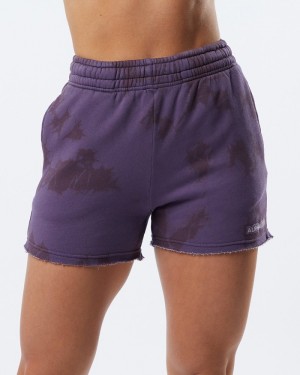 Pantaloni Scurti Dama Alphalete HCTS 3.5" Violet | 537682-JXT