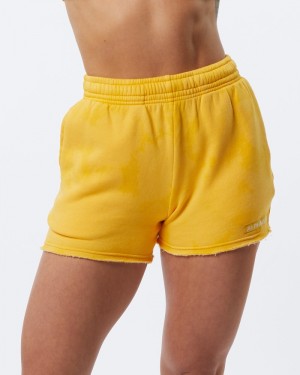 Pantaloni Scurti Dama Alphalete HCTS 3.5" Portocalii | 498317-PQC