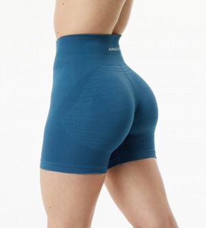 Pantaloni Scurti Dama Alphalete Ozone 5.5" Albastri | 517296-IMF