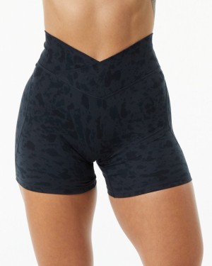 Pantaloni Scurti Dama Alphalete Surface Power 5" Negrii | 659471-CRX