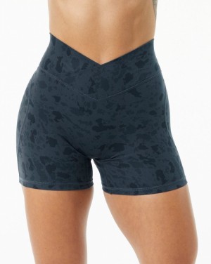 Pantaloni Scurti Dama Alphalete Surface Power 5" Albastri | 768459-QYG
