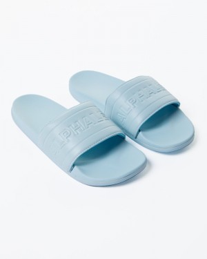 Slapi Barbati Alphalete Essential Core Albastri Deschis | 573680-QGL