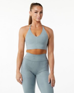 Sutiene Dama Alphalete Alphalux Wonder Albastri | 731820-MJE