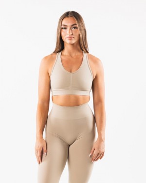 Sutiene Dama Alphalete Amplify Bej | 765984-DKP