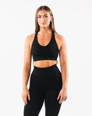 Sutiene Dama Alphalete Amplify Negrii | 271093-KMV