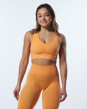 Sutiene Dama Alphalete Amplify Portocalii | 325078-KLF