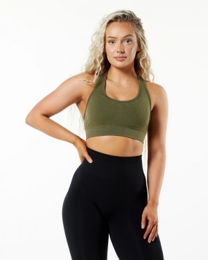 Sutiene Dama Alphalete Impact Verzi | 785940-AXN