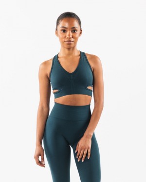 Sutiene Dama Alphalete Stratus Bleumarin | 289536-EBK