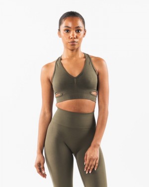 Sutiene Dama Alphalete Stratus Gri | 297310-LNX