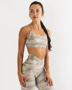Sutiene Dama Alphalete Surface Limitless Camuflaj | 758362-OZW