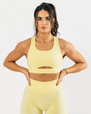 Sutiene Dama Alphalete Trinity Galbeni | 614978-XAH