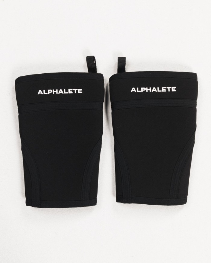 Alte Accesorii Dama Alphalete Knee Sleeves Negrii | 691750-HPR