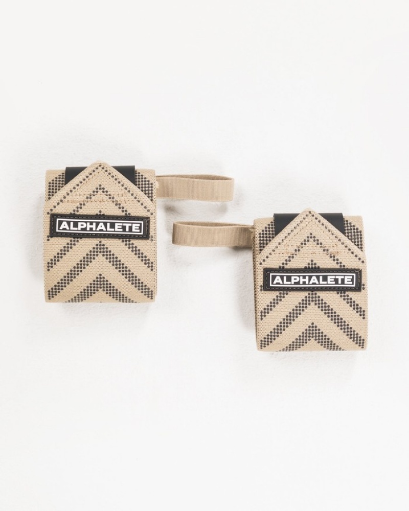 Alte Accesorii Dama Alphalete Wrist Wraps Bej | 238750-TPV