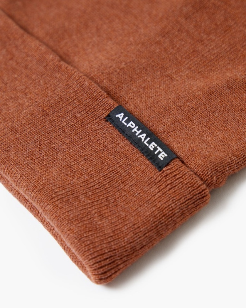 Caciuli Barbati Alphalete Essential Foldover Kaki | 186570-EGN