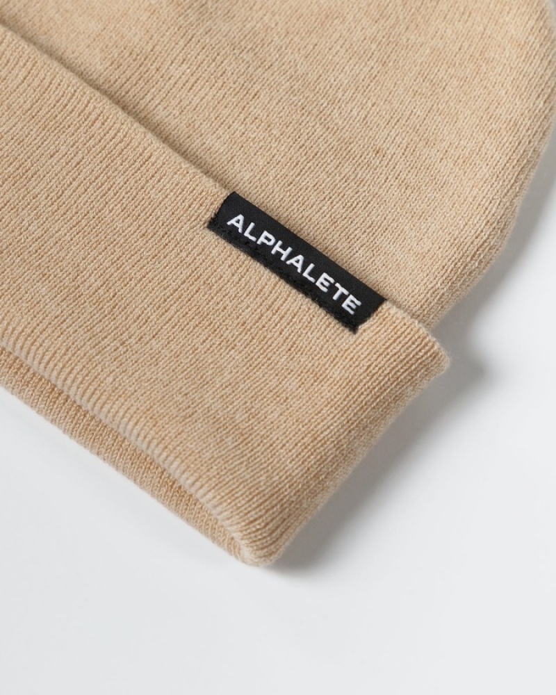 Caciuli Barbati Alphalete Essential Foldover Bej | 019248-IEG