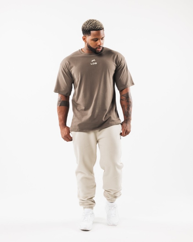 Camasa Barbati Alphalete Brushed Crest Gri Maro | 649025-SPH