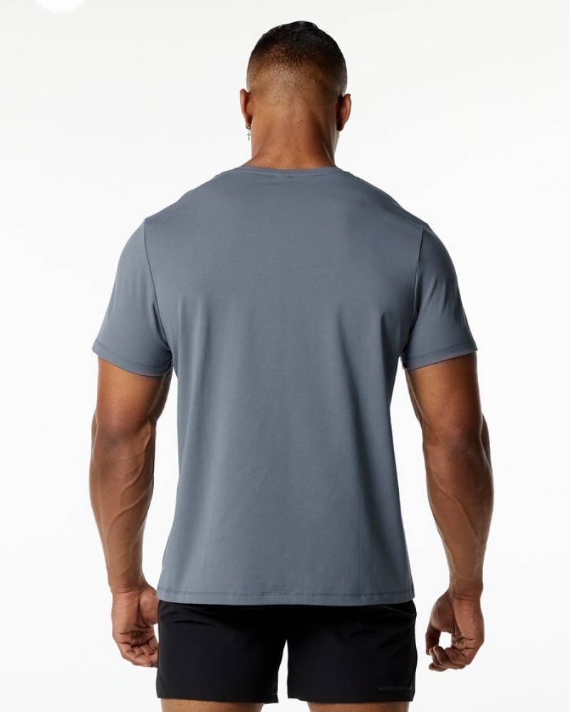 Camasa Barbati Alphalete Clasici Gri Inchis | 243607-UET
