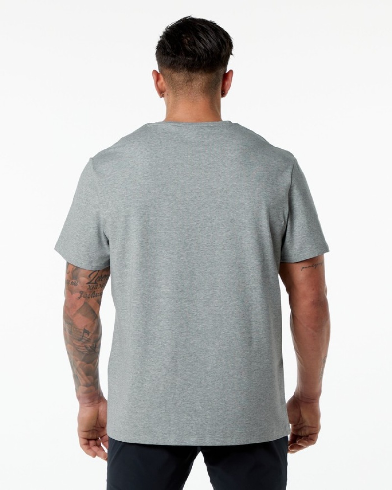 Camasa Barbati Alphalete Clasici Gri | 085371-AQU