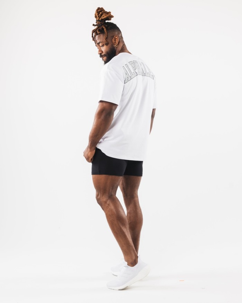 Camasa Barbati Alphalete Collegiate Albi | 357469-KJH