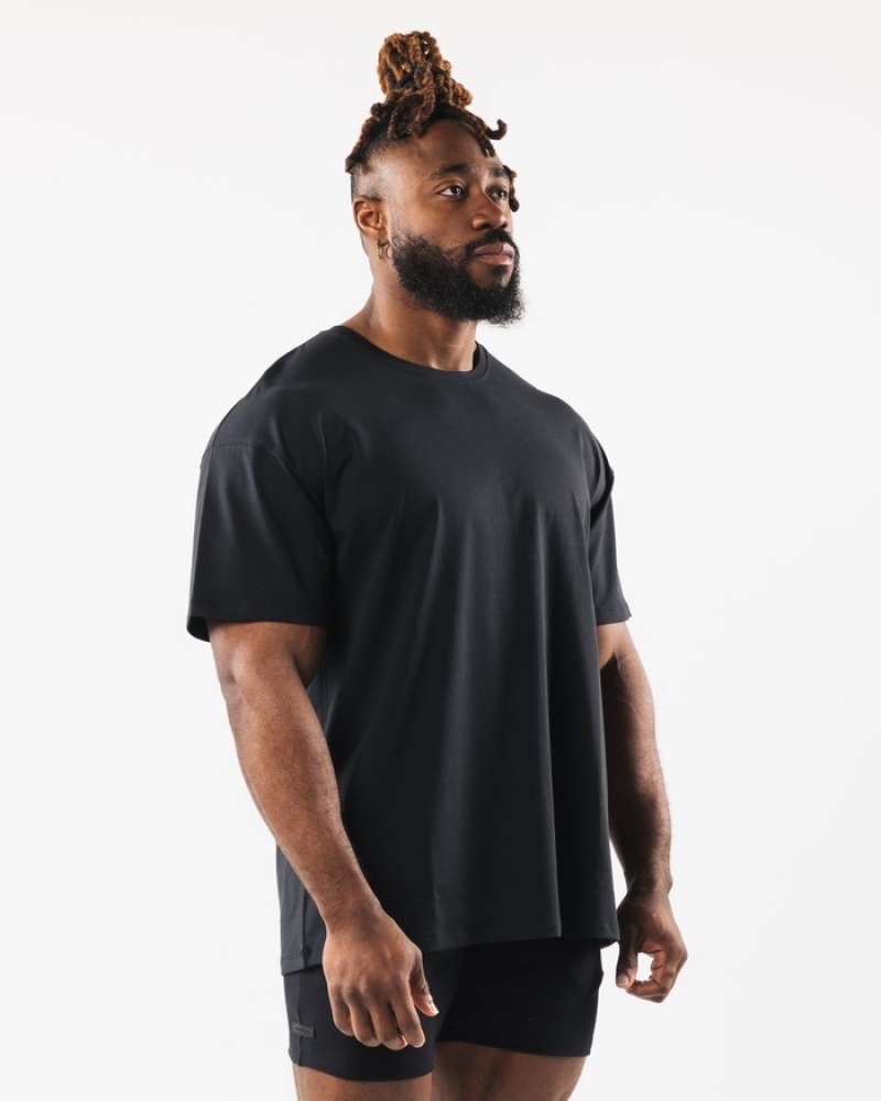 Camasa Barbati Alphalete Collegiate Negrii | 890732-ESI