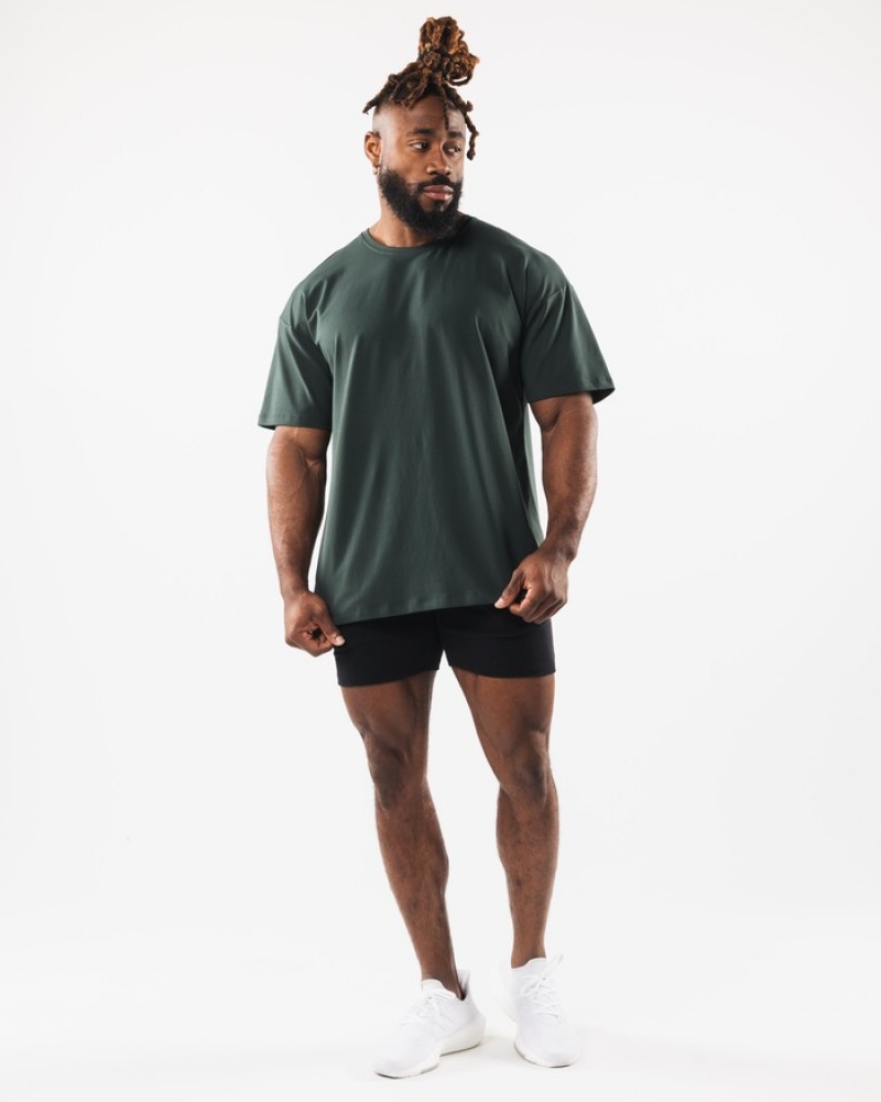 Camasa Barbati Alphalete Collegiate Verzi | 439061-QYH