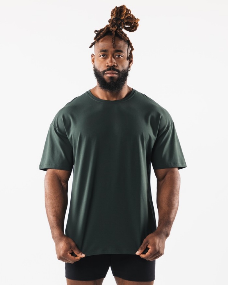 Camasa Barbati Alphalete Collegiate Verzi | 439061-QYH