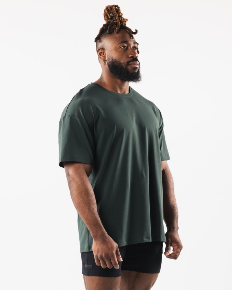 Camasa Barbati Alphalete Collegiate Verzi | 439061-QYH