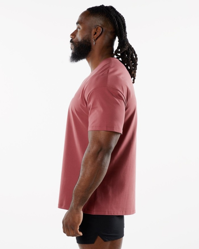 Camasa Barbati Alphalete Emblem Roz | 409285-SGX
