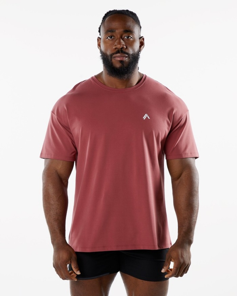 Camasa Barbati Alphalete Emblem Roz | 409285-SGX