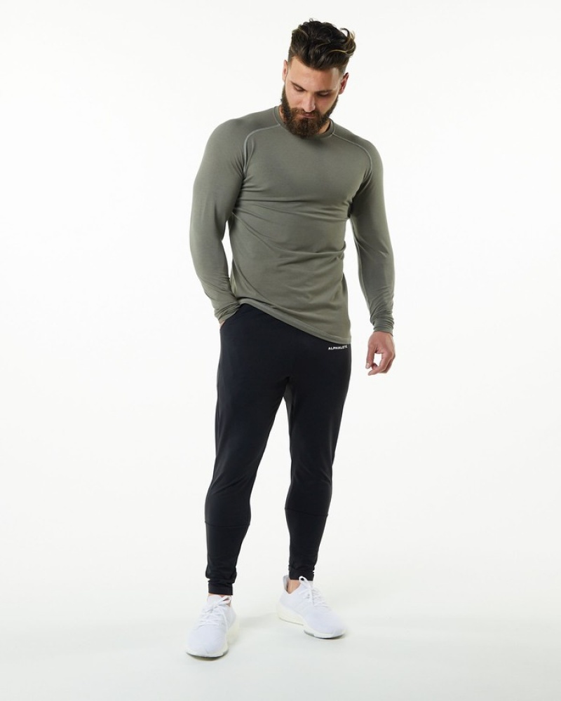 Camasa Barbati Alphalete Evo Epaulette Gri | 230694-DFK
