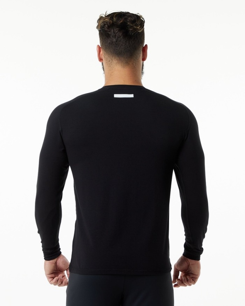 Camasa Barbati Alphalete Evo Epaulette Negrii | 673519-RKD