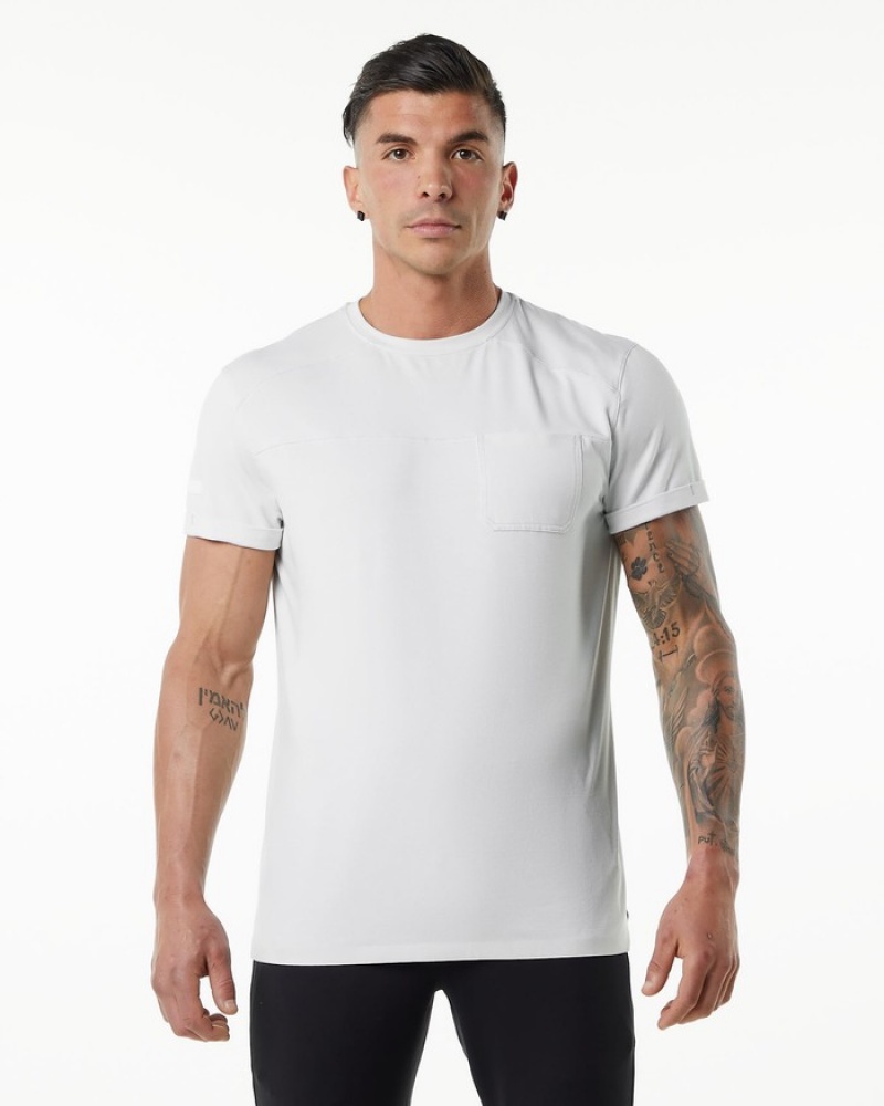 Camasa Barbati Alphalete Evo Pocket Albi | 509428-UJS