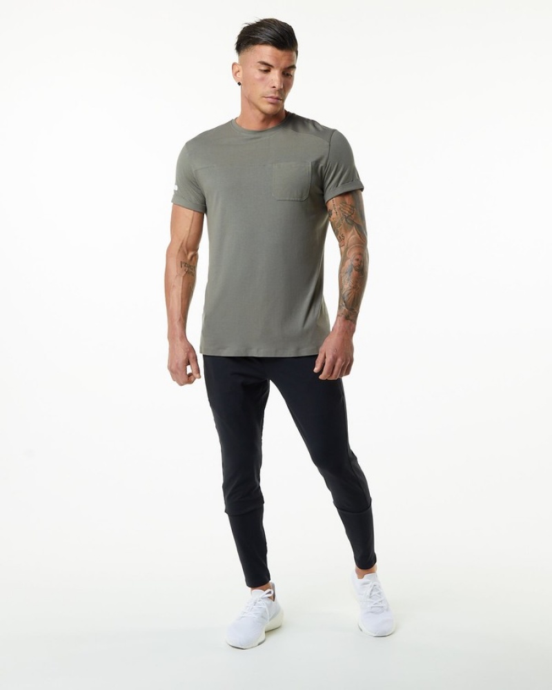 Camasa Barbati Alphalete Evo Pocket Gri | 792483-DPC
