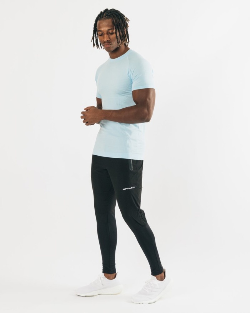 Camasa Barbati Alphalete Hero Albastri | 137564-HKZ