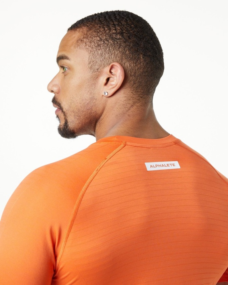 Camasa Barbati Alphalete Hero Portocalii | 591826-MDL