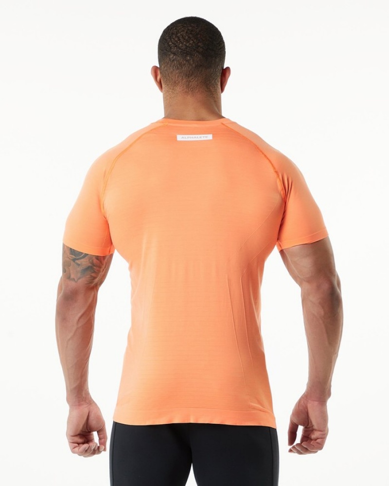 Camasa Barbati Alphalete Hero Portocalii | 364197-YKC