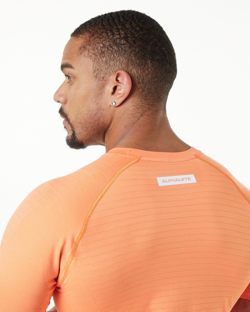 Camasa Barbati Alphalete Hero Portocalii | 364197-YKC