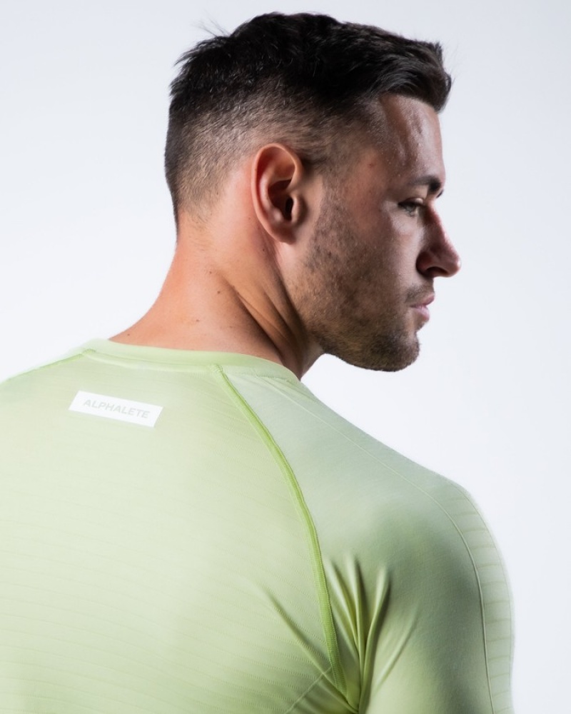 Camasa Barbati Alphalete Hero Verzi | 635179-FRY