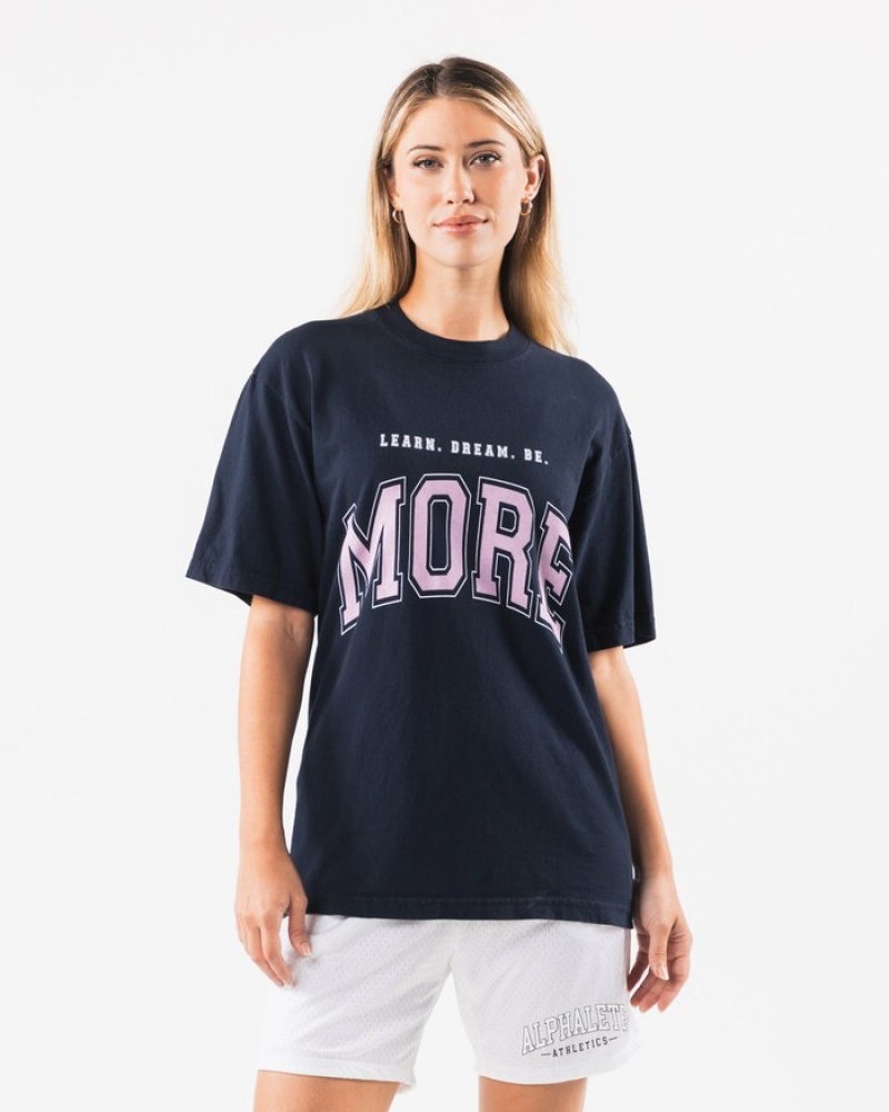 Camasa Barbati Alphalete LDB More Bleumarin Roz | 638072-KJS