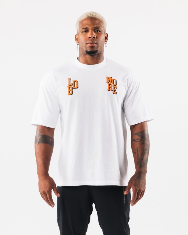 Camasa Barbati Alphalete LDB More Letter Albi | 234098-WEQ
