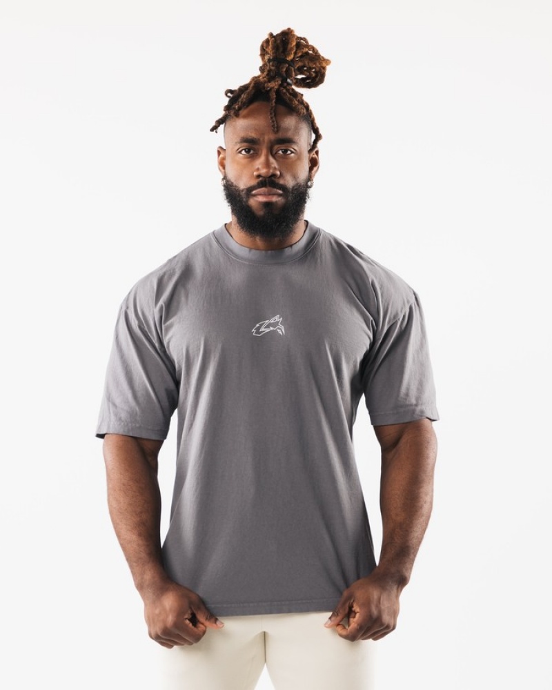 Camasa Barbati Alphalete LDB Outline Gri | 672034-PSL