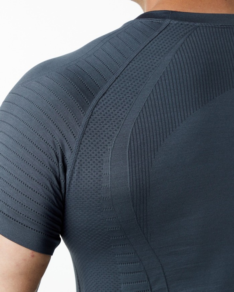 Camasa Barbati Alphalete Ozone Gri Inchis | 720689-RWZ