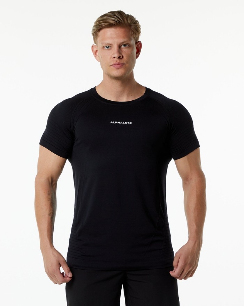 Camasa Barbati Alphalete Ozone Negrii | 098635-HJN