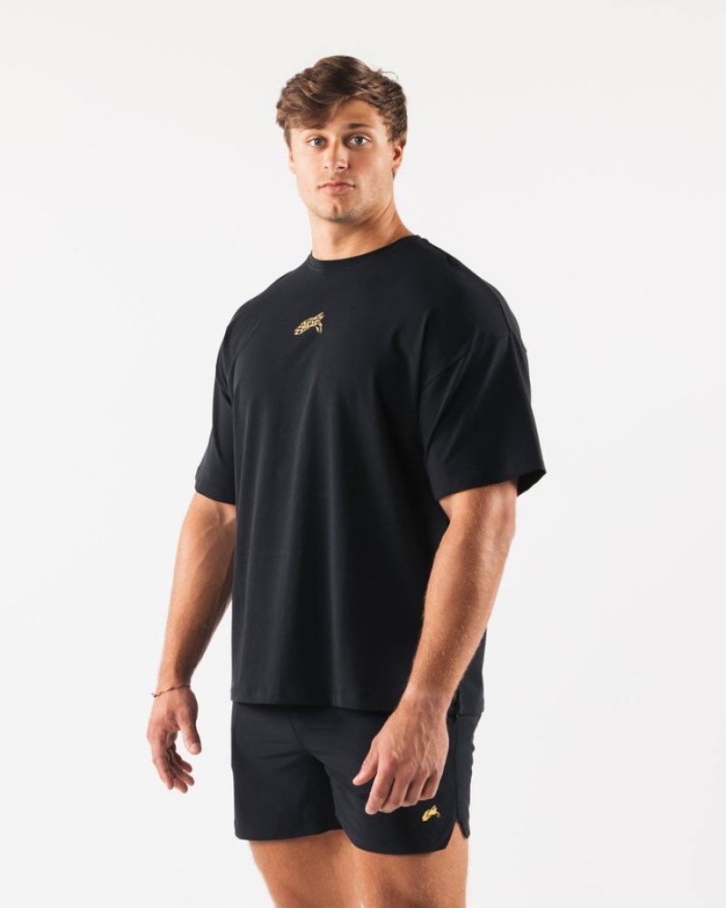 Camasa Barbati Alphalete Wolf Head Paisley Print Negrii | 704658-UVF