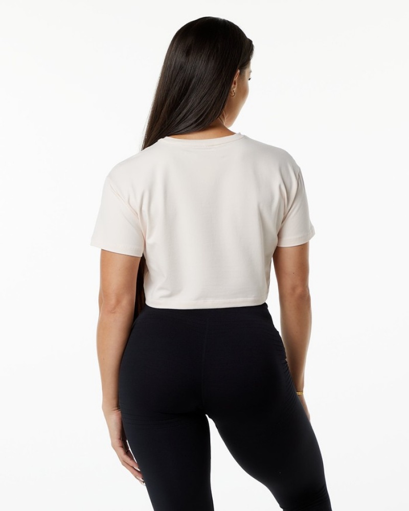 Camasa Dama Alphalete Dynasty Crop Roz | 907623-RVK