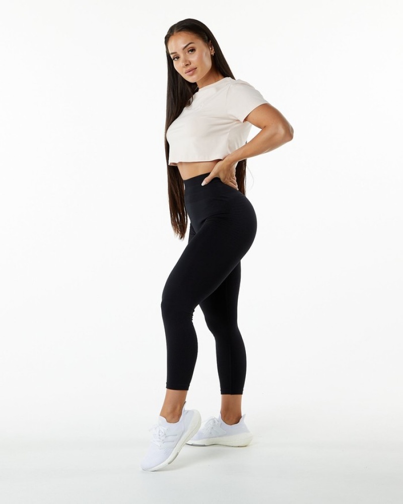 Camasa Dama Alphalete Dynasty Crop Roz | 907623-RVK